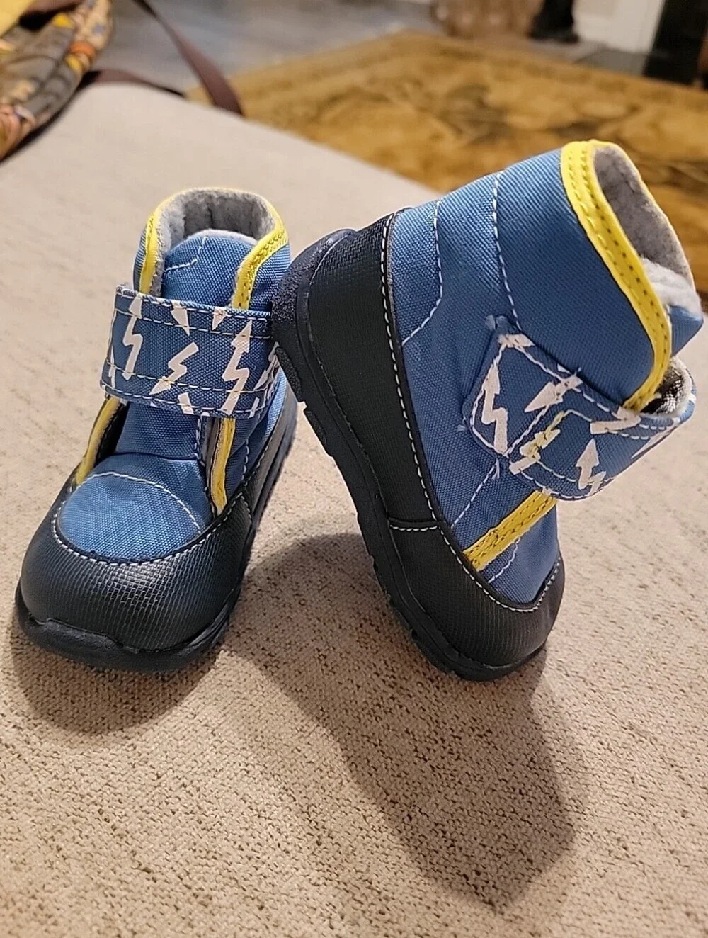 See Kai Run Basics Blake Blue Winter Boots - Toddler Boys Size 5 NWOT